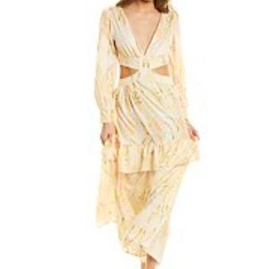 NWT To My Lovers beautiful maxi dress with cutouts. Stunner!! Never worn. S